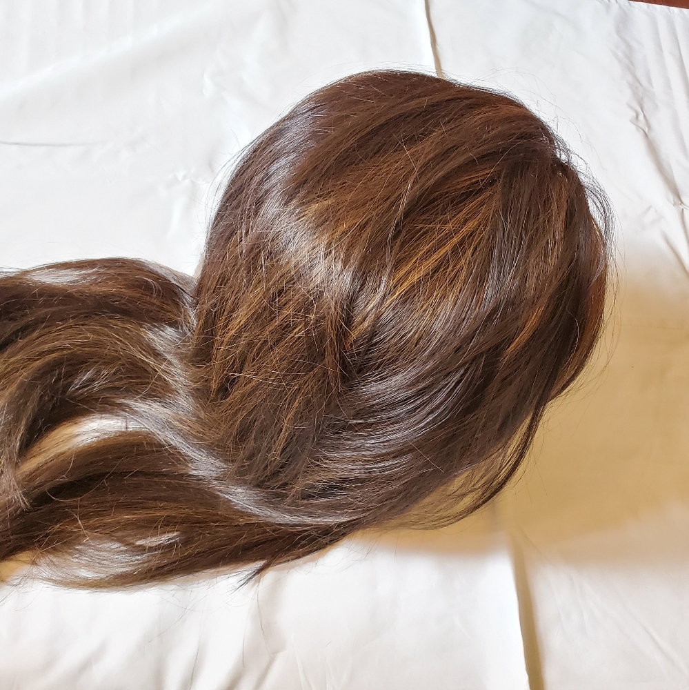 ♦️SOLD♦️Brown highlight wig